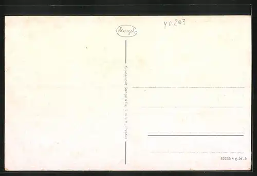 AK Oederan /Sachs., Strassenpartie mit Wäscherei in der Innenstadt