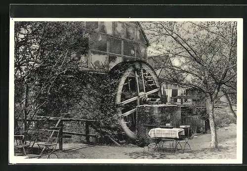 AK Templin, Gasthaus Klosterwalder Wassermühle