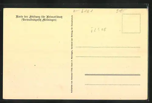 AK Westenfeld, Strassenpartie mit altem Fachwerkhaus