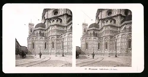 Stereo-Fotografie NPG, Berlin, Ansicht Firenze, Cattedrale: il Coro