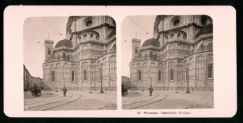 Stereo-Fotografie NPG, Berlin, Ansicht Firenze, Cattedrale: il Coro