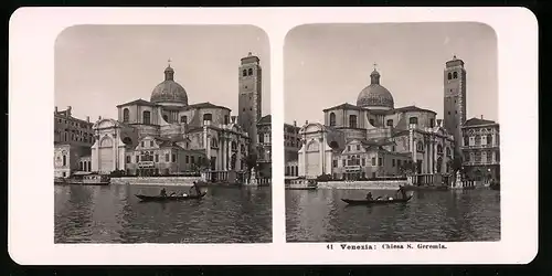 Stereo-Fotografie NPG, Berlin, Ansicht Venezia, Chiesa S. Geremia