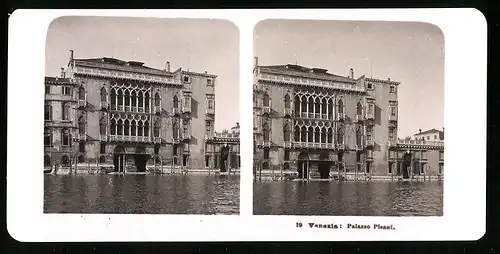 Stereo-Fotografie NPG, Berlin, Ansicht Venezia, Palazzo Pisani