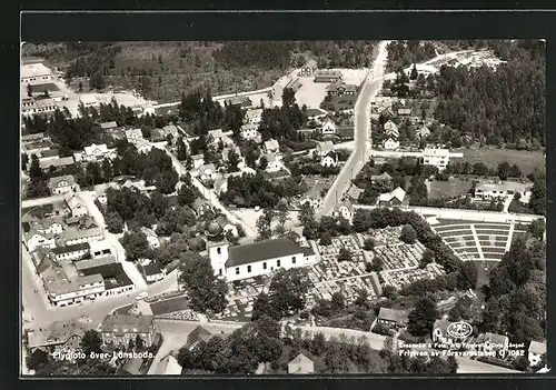 AK Lönsboda, Flygfoto, Fliegeraufnahme