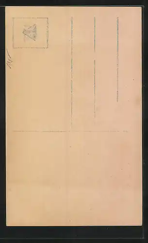 AK Opernsängerin Hannelore Ziegler mit Fächer