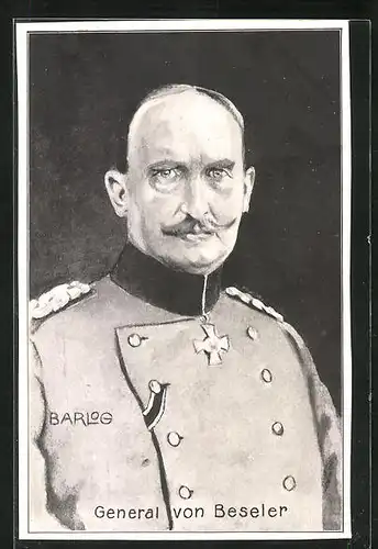 AK Heerführer General von Beseler in Uniform
