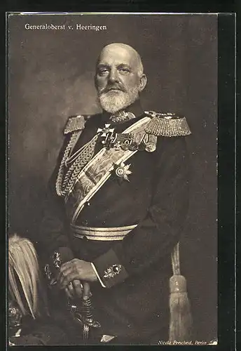 AK Generaloberst v. Heeringen in Uniform