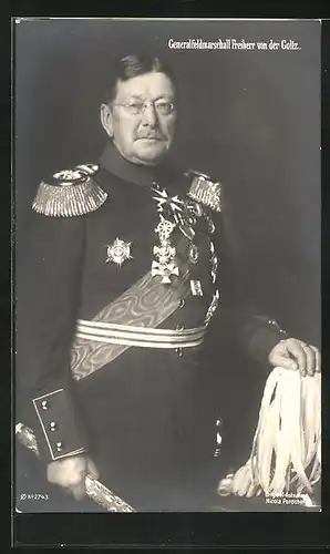 AK Generalfeldmarschall Freiherr von der Goltz in Uniform