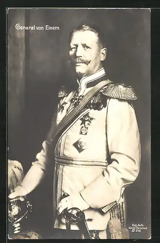 AK Heerführer General von Einem in Uniform