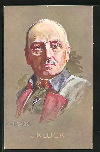 AK Generaloberst von Kluck, Heerführer im europäischen Krieg 1914-15