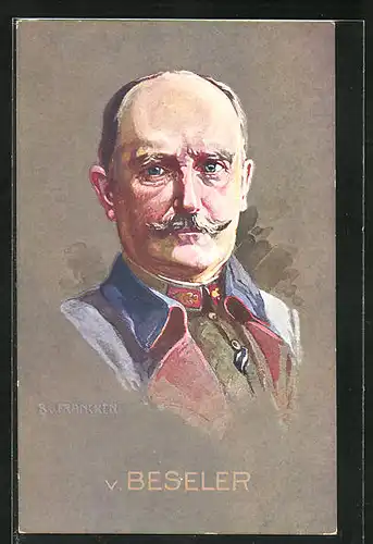 AK General von Beseler, Heerführer im europäischen Krieg 1914-15