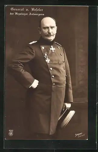 AK Heerführer General von Beseler, Der Bezwinger Antwerpens