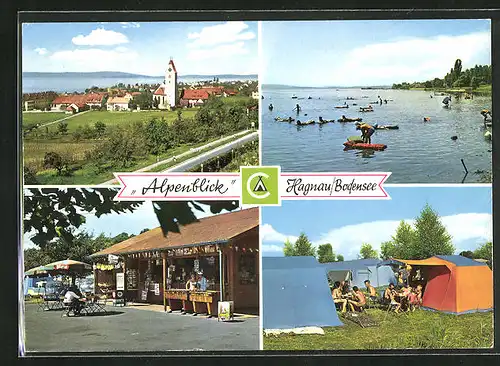 AK Hagnau /Bodensee, Campingplatz Alpenblick