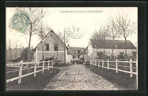 AK Luzarches, L`Entrée du Moulin