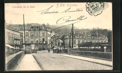 AK Iles Adam, Carrefour de la Gare