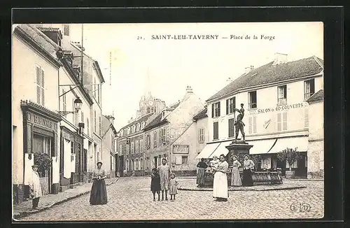 AK Saint-Leu-Taverny, Place de la Forge