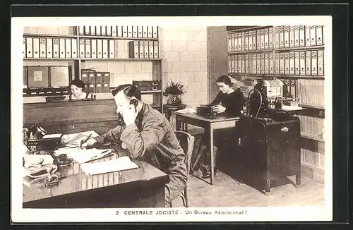 AK Pontoise, Centrale Jociste: Un Bureau Administratif