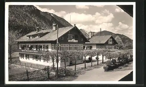 AK Bayrischzell, Hotel deutsches Haus
