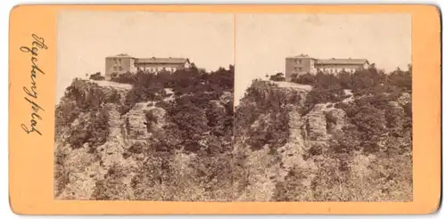 Stereo-Fotografie P. Pfeiffer, Ansicht Thale, Blick auf den Hexentanzplatz