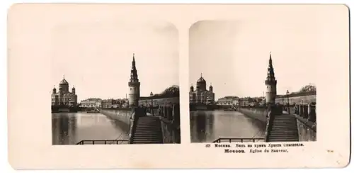 Stereo-Fotografie NPG, Berlin, Ansicht Moskau, Eglise du Sauveur