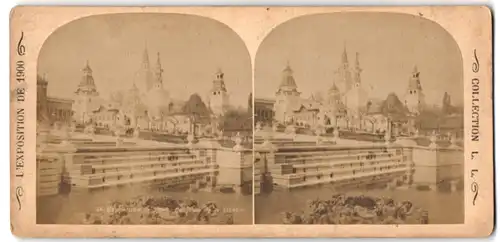 Stereo-Fotografie J. Kuhn, Paris, Rue de Rivoli 220, Ausstellung Paris 1900, Pavillon de la Siberie