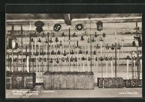 AK Lillehammer, De Sandvigske Samlinger, Telthuset, Vapensamling