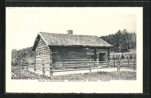 AK Oslo, Norsk Folkemuseum, Haalistuen fra Hurum i Valdres