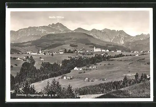 AK Hemberg, Panorama mit Säntis