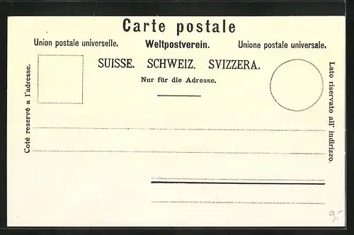 Lithographie Basel, Spalenthor, Münstzer, Marktplatz mit Rathaus