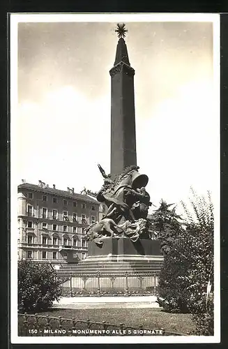 AK Milano, Monumento alle 5 Giornate