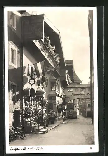AK Kufstein, Auracher Löchl, Gasthaus