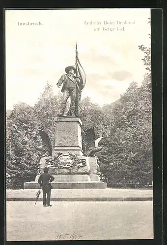 AK Innsbruck, Andreas Hofer-Denkmal am Berge Isel