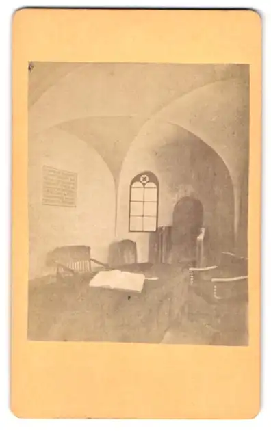Fotografie A. Schimmer, Worms a. Rh., Ansicht Worms, Inneres der Synagoge, Gebetszimmer 0