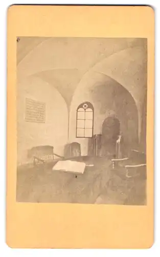 Fotografie A. Schimmer, Worms a. Rh., Ansicht Worms, Inneres der Synagoge, Gebetszimmer