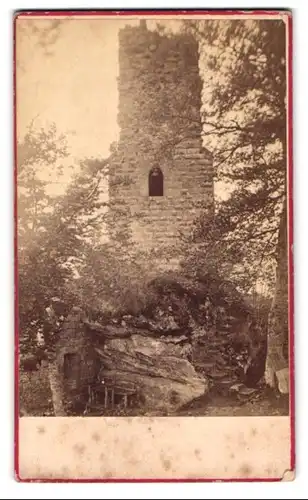Fotografie Fuchs, Zabern, Ansicht Zabern, Blick auf die Ruine der Burg Greifenstein
