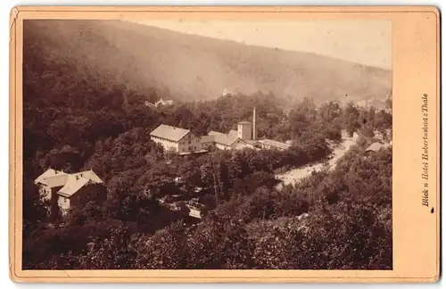 Fotografie E. Rose, Wernigerode, Ansicht Thale, Blick auf das Hotel Hubertusbad