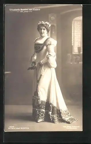 AK Opernsängerin Elisabeth Boehm van Endert als Eva
