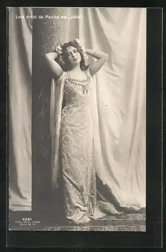 AK Opernsängerin Lola Artôt de Padilla als Julia