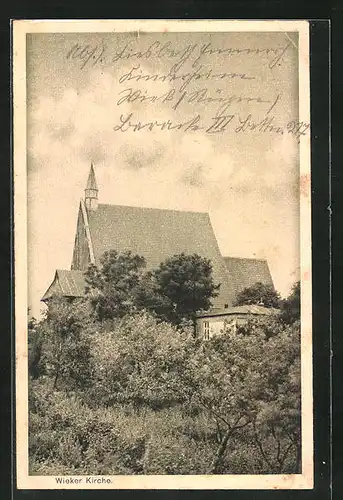 AK Wiek /Rügen, Wieker Kirche