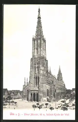 AK Ulm /Donau, Ulmer Münster