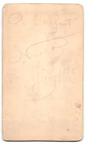 Fotografie Franck, Chalot, Rue Vivienne 18, Bürgerlicher Herr im Anzug