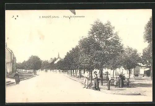 AK Baugy, Place du Commerce
