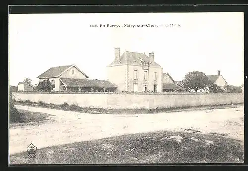 AK Méry-sur-Cher, La Mairie