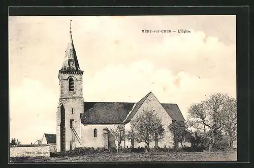 AK Méry-sur-Cher, L`Eglise