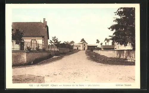 AK Le Pondy, Avenue de la Gare, Les Ecoles