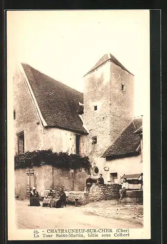 AK Chateauneuf-sur-Cher, La Tour Saint-Martin