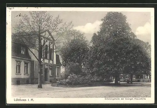 AK Lübtheen i. M., Erholungsheim der Evangel. Frauenhilfe