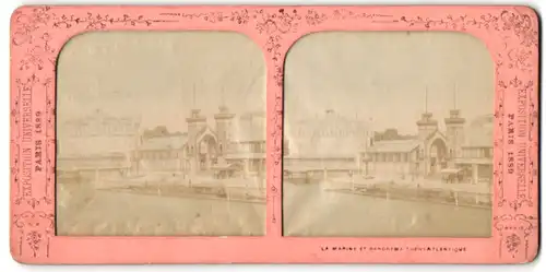 Stereo-Fotografie Fotograf unbekannt, Ausstellung Pairs 1889, Exposition La Marine et Panorama Transatlantique