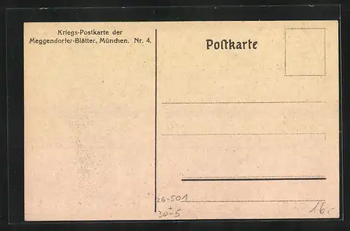 Künstler-AK Meggendorfer Blätter Nr. 4: Gasthaus zum guten Kamerad