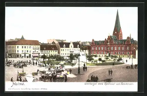 AK Malmö, Stortorget med Radhuset och Residenset